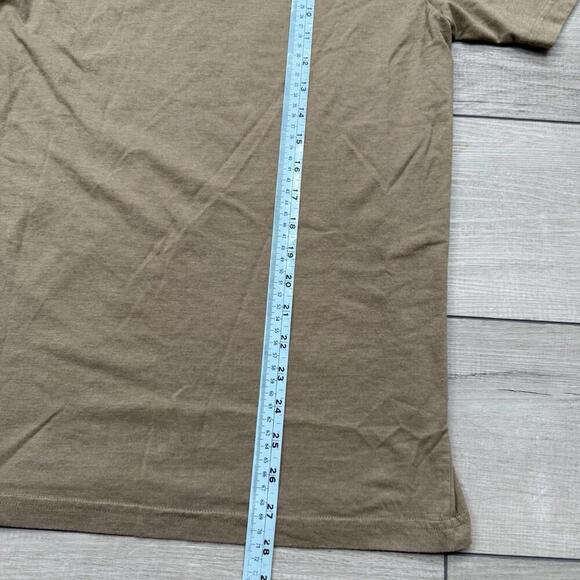 Patagonia Fitz Roy Bear T-Shirt Brown Sz Small Organic Cotton Logo Graphic Tee - Picture 8 of 8
